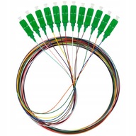 NEKU Pigtail światłowodowy FO SM SC/APC 1,5m 12szt