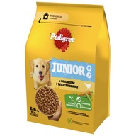 PEDIGREE JUNIOR 2,6kg DRÓB SUCHA KARMA DLA SZCZENIĄT ŚREDNICH I DUŻYCH RAS