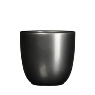 TUSCA prosta osłonka ceramiczna ⌀ 12 cm - antracytowa