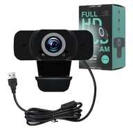 Kamera internetowa gaming FULL HD WEBCAM praca zdalna kamerka USB+ mikrofon