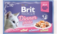 Brit Cat Fillet Dinner Plate 4x85g saszetki w galaretce