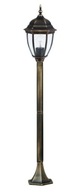 Záhradné svietidlo klasický osvetľovací stĺpik antické zlato 115 cm Rabalux