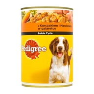 Pedigree z kurczakiem i marchewką Karma 400 g