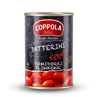 Włoskie pomidorki cherry w puszce bez glutenu bez BPA wegan 400g Coppola