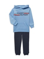 Komplet dresowy dziecięcy Tommy Hilfiger Adam niebieski 18 m