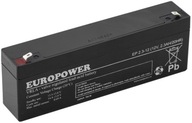 AKUMULATOR BATERIA AGM VRLA EUROPOWER EP 2,3Ah 12V AUTKO ZABAWKI POJAZDY