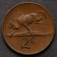 Republika Południowej Afryki - 2 centy 1967