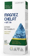 Glicynian Magnezu 60 Kapsułek po 175mg + witamina B6 Medica Herbs