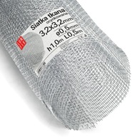 Sieť tkaná pozinkovaná 3,2x3,2mm fi-0,5mm h-1m - 0,5m2
