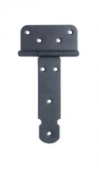 ZBF 125c Závěs brankový 125x40x80mm černý
