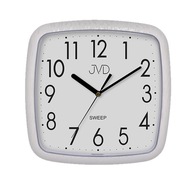 JVD H615.18 - 25x25cm - Nástenné hodiny - Biela imitácia dreva