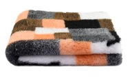 Blovi Dry-Bed UK podložka pre psa odtiene oranžovej, viacfarebná 100 cm x 75 cm