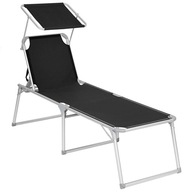 Meble ogrodowe ERGO hakano - SUNLOUNGER/BLACK/200X