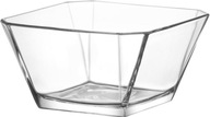 Šalátová sklenená miska moderná na šalát KAREN 19cm Štvorec