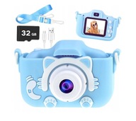 Digitálny fotoaparát Fotoaparát pre deti modrý