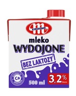 Mleko Bez Laktozy 3,2% Wydojone uht Mlekovita 500ml Wapń karton 0,5l