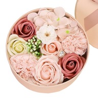 Flowerbox Krabička Kvety Mydlové Ruže
