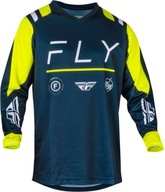 Mikina na bežkovanie, štvorkolka FLY F-16 Fluo navy HUSQVARNA L