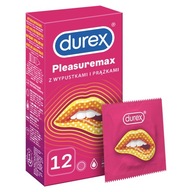 Durex prezerwatywy PLEASUREMAX z wypustkami i prążkami prążkowane 12 szt.