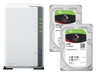 NAS Synology DS223j + 2x 8TB Seagate IronWolf