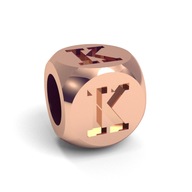 Kocka na prevlečenie strieborná pozlátená v ružovej farbe