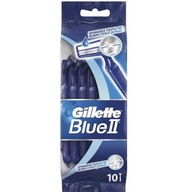 Gillette Blue II Chromium jednorazowe maszynki do golenia dla mężczyzn 10sz