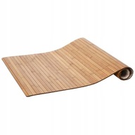 KÚPEĽŇOVÁ KOBEREC protišmyková podložka do kúpeľne bambus 50x80cm drevená