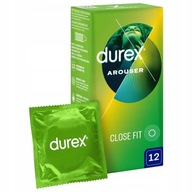 Vlhčené kondómy DUREX Arouser 12 ks rebrované Stimulačné