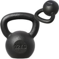 KZG12 KETTLEBELL ŻELIWNY TRENINGOWY HMS 12KG