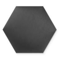 Čalúnený panel Hexagon Grafitový - 30x26 cm