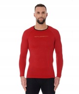 Brubeck Pánske tričko 3D Run PRO s dlhým rukávom červené S