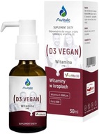 Vitamín D3 1000IU vegánsky D3 Vegan 30ml Avitale Zdravé svaly Imunita