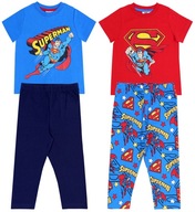 2x Modro-červené pyžamo SUPERMAN 18-24m 92 cm