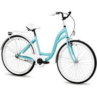 Damski Miejski Rower koła 26 Cali Lekka Damka Retro ECO City Bike + GRATIS