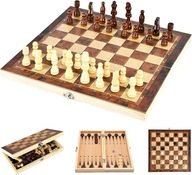 Drevené Šachy Prenosné Sk?adane Drevené Šachy Vysoká Kvalita