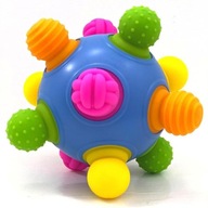 Zabawka sensoryczna dla niemowlaka Möbi Woblii kula gryzak montessori 3 m +