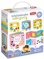 CzuCzu Biblioteczka Odkrywcy ZESTAW książeczek harmonijki Dla dzieci 18+ m