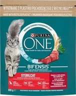 Suché krmivo pre sterilizované mačky Purina hovädzie 0,8 kg