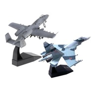 2x 1:100 Flanker Sukhoi Su a útočná helikoptéra Liate vojenské lietadlo