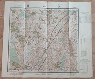 Mapa Łotwy 1929 r.