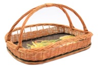 Fonott dekoráció Fonott tálca Trej – díszes fonott tálca