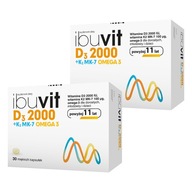 Ibuvit D3 2000 IU + K2 MK-7 + Omega 60 kapsúl