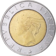 Moneta, Włochy, 500 Lire, 1996, Rome, AU(50-53), B