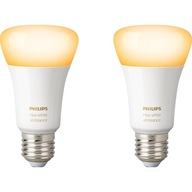 Philips Hue White Ambiance E27 LED 2 Pack