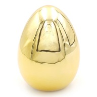 JAJKO WIELKANOCNE ZŁOTE jajeczko ceramiczne figurka dekoracja Wielkanocna