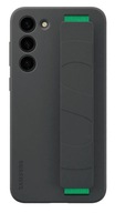 Puzdro Samsung Silicone Cover With Strap pre Galaxy S23+ (čierne)
