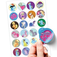 MARKOWE NAKLEJKI MY LITTLE PONY SUPER JAKOŚĆ 24SZT