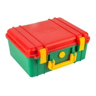 Walizka narzędziowa z gąbką Przenośna walizka do przenoszenia w kolorze czerwonym, zielonym, żółtym