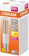 OSRAM LED žiarovka SPECIAL SLIM 75 LED lampa B15d 8W 2700K 1055lm