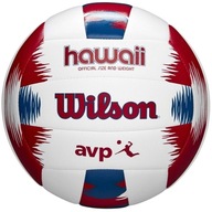 Piłka siatkowa wilson avp hawaii beach official size biało-czerwono-niebies